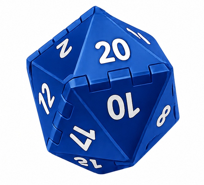 D20 Jumbo 52mm: Azul