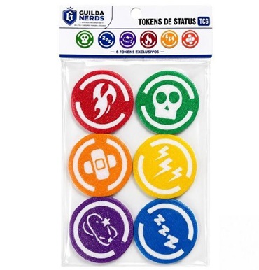 Tokens marcador status Poke