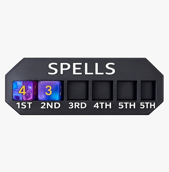 Contadorde  Spell 3D 5 slots