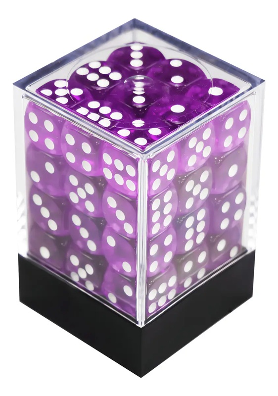 Kit 36 d6 de 12 mm Roxo