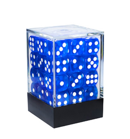 Kit 36 d6 de 12 mm Azul